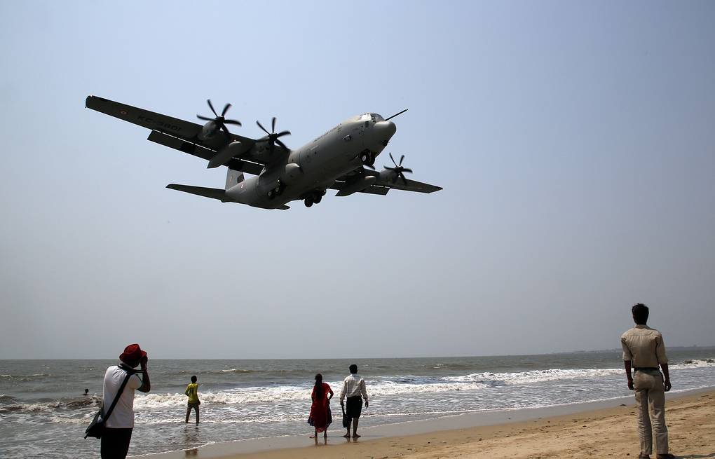 C-130J aircraft  AP Photo/Rajanish Kakade