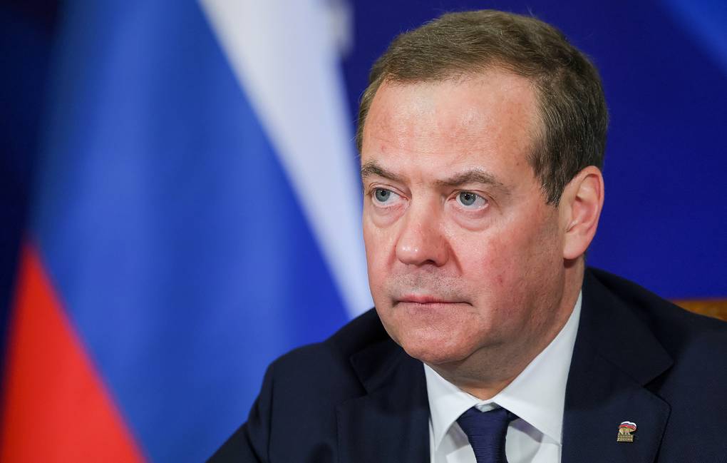 Russian Security Council Deputy Head Dmitry Medvedev  Yekaterina Shtukina/POOL/TASS