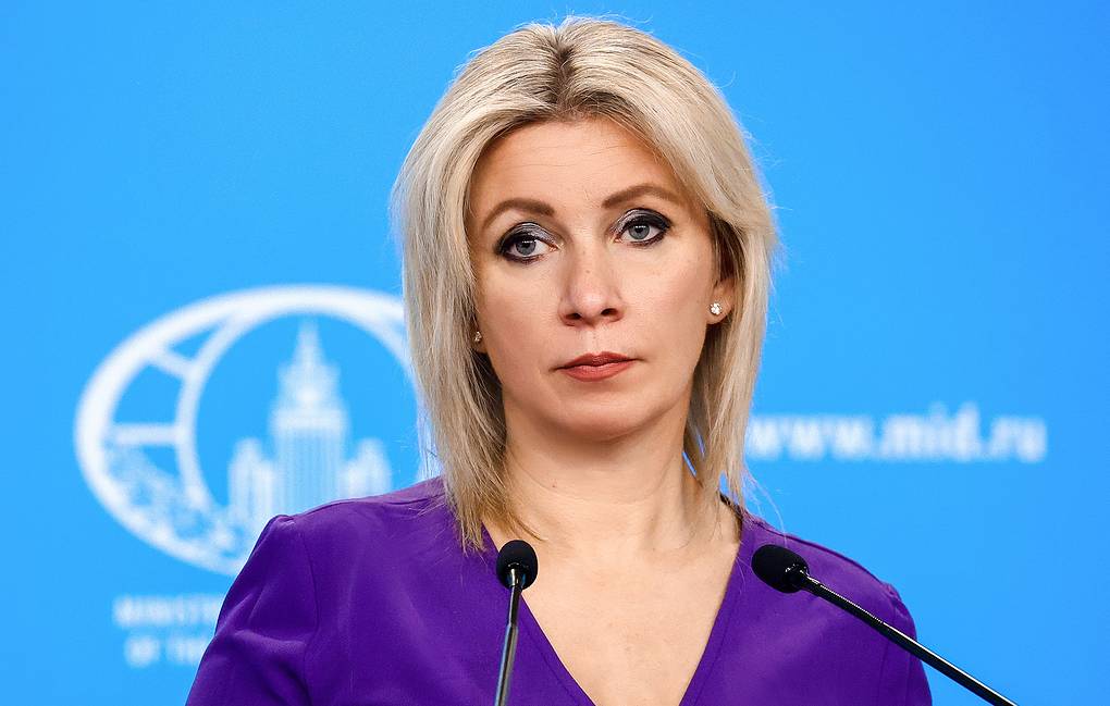 Russian Foreign Ministry Spokesperson Maria Zakharova Russian Foreign Ministry Press Service/TASS