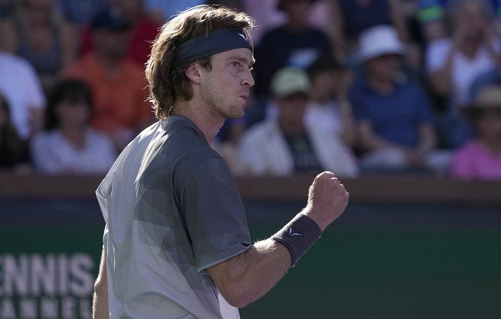 Andrey Rublev AP Photo/Mark J. Terrill