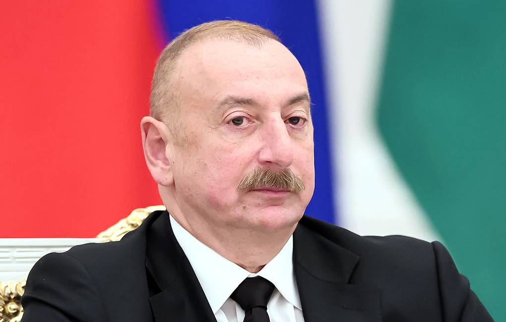 Azerbaijani President Ilham Aliyev Sofya Sandurskaya/POOL/TASS