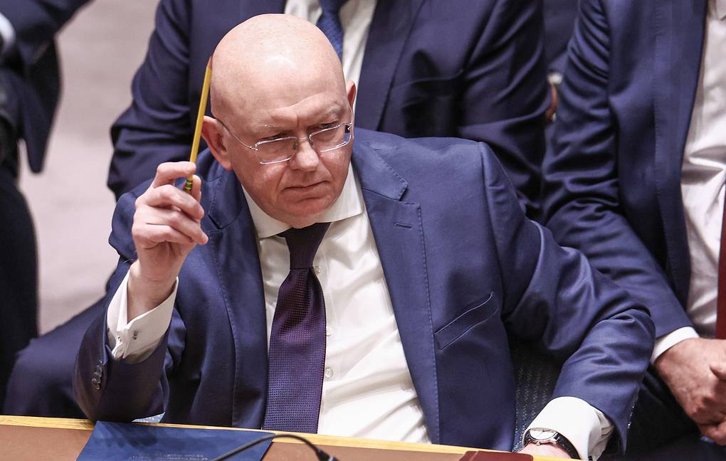 Permanent Representative of Russia to the UN Vasily Nebenzya Valery Sharifulin/TASS