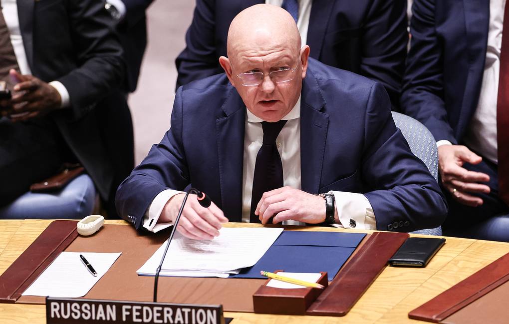 Permanent Representative of Russia to the UN Vasily Nebenzya Valery Sharifulin/TASS