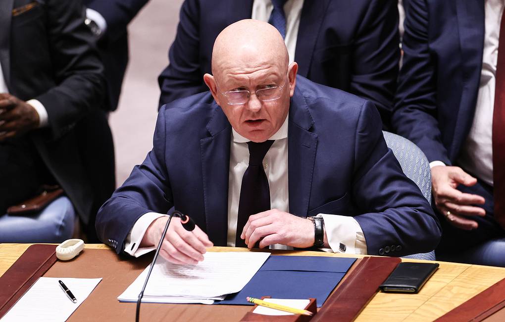 Russian Permanent Representative to the UN Vasily Nebenzya Valery Sharifulin/TASS