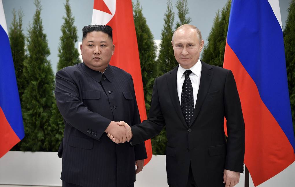 North Korean Leader Kim Jong Un and Russia's President Vladimir Putin Alexei Nikolsky/TASS, archive