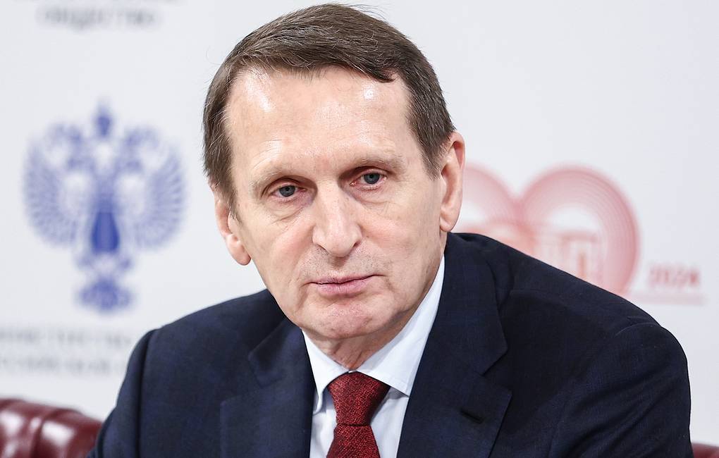 Russian Foreign Intelligence Service Director Sergey Naryshkin Sergey Bobylev/TASS