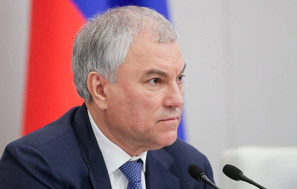 Russian State Duma Speaker Vyacheslav Volodin Marat Abulkhatin/Russian State Duma Press Office/TASS