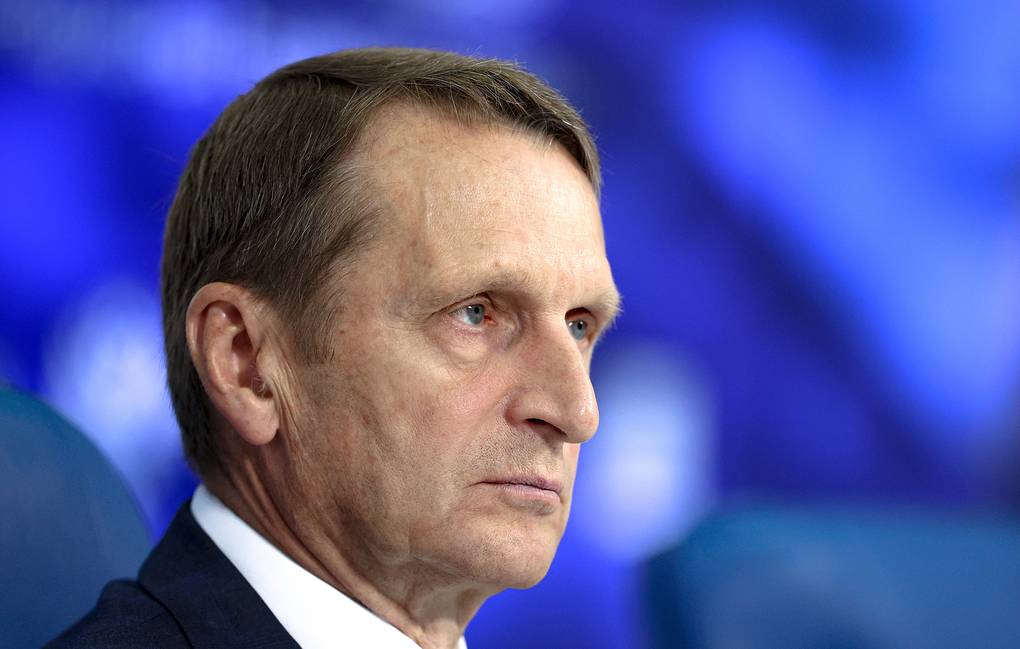 Russian Foreign Intelligence Service Director Sergey Naryshkin Sergey Bobylev/TASS