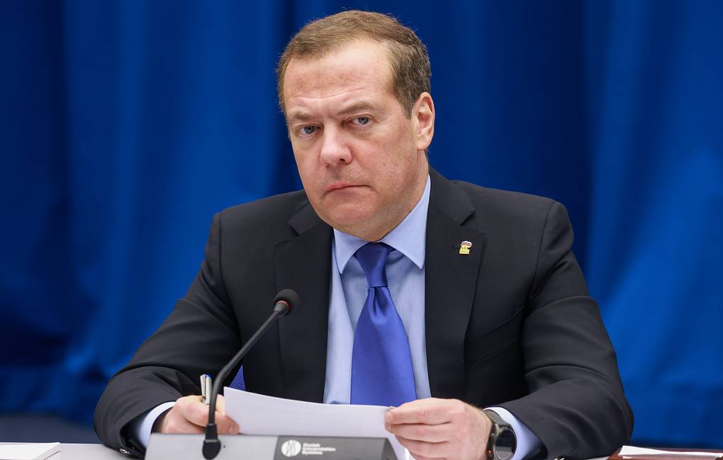 Russian Security Council Deputy Chairman Dmitry Medvedev Vladimir Gerdo/TASS