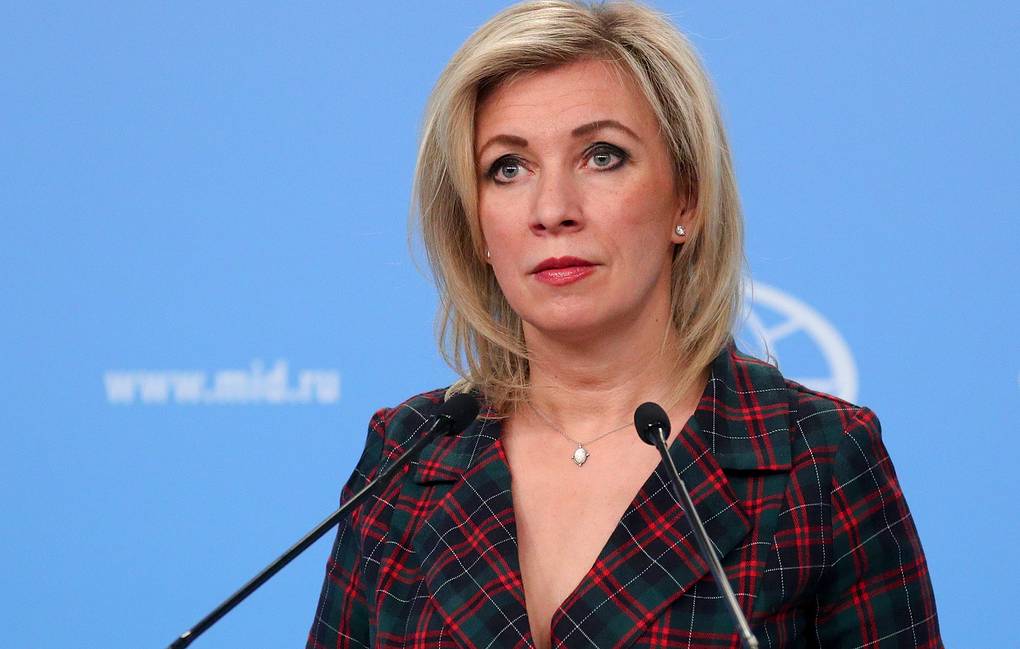 Russian Foreign Ministry Spokeswoman Maria Zakharova Russian Foreign Ministry/TASS